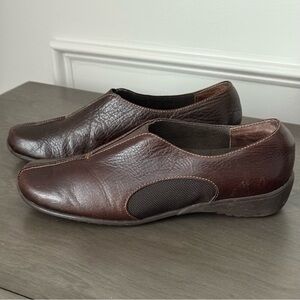 Munro Brown Slip On Loafers Comfort Shoes Womens 8 M